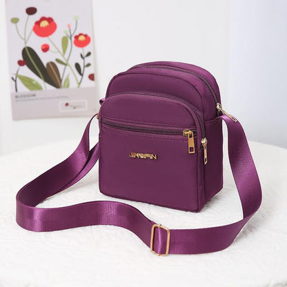 Women's Cloth Nylon Mother Grocery Mobile Shoulder Bags