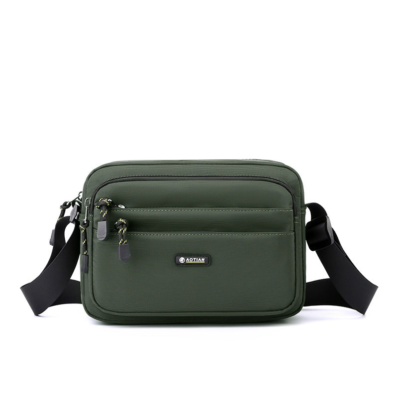 Men's Horizontal Oxford Cloth Simple Fashion Trendy Men's Messenger Bags