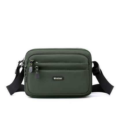 Men's Horizontal Oxford Cloth Simple Fashion Trendy Men's Messenger Bags