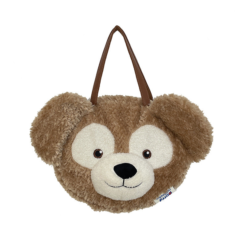 Women's Cartoon Sweet Cute Duffy Plush Shoulder Bags