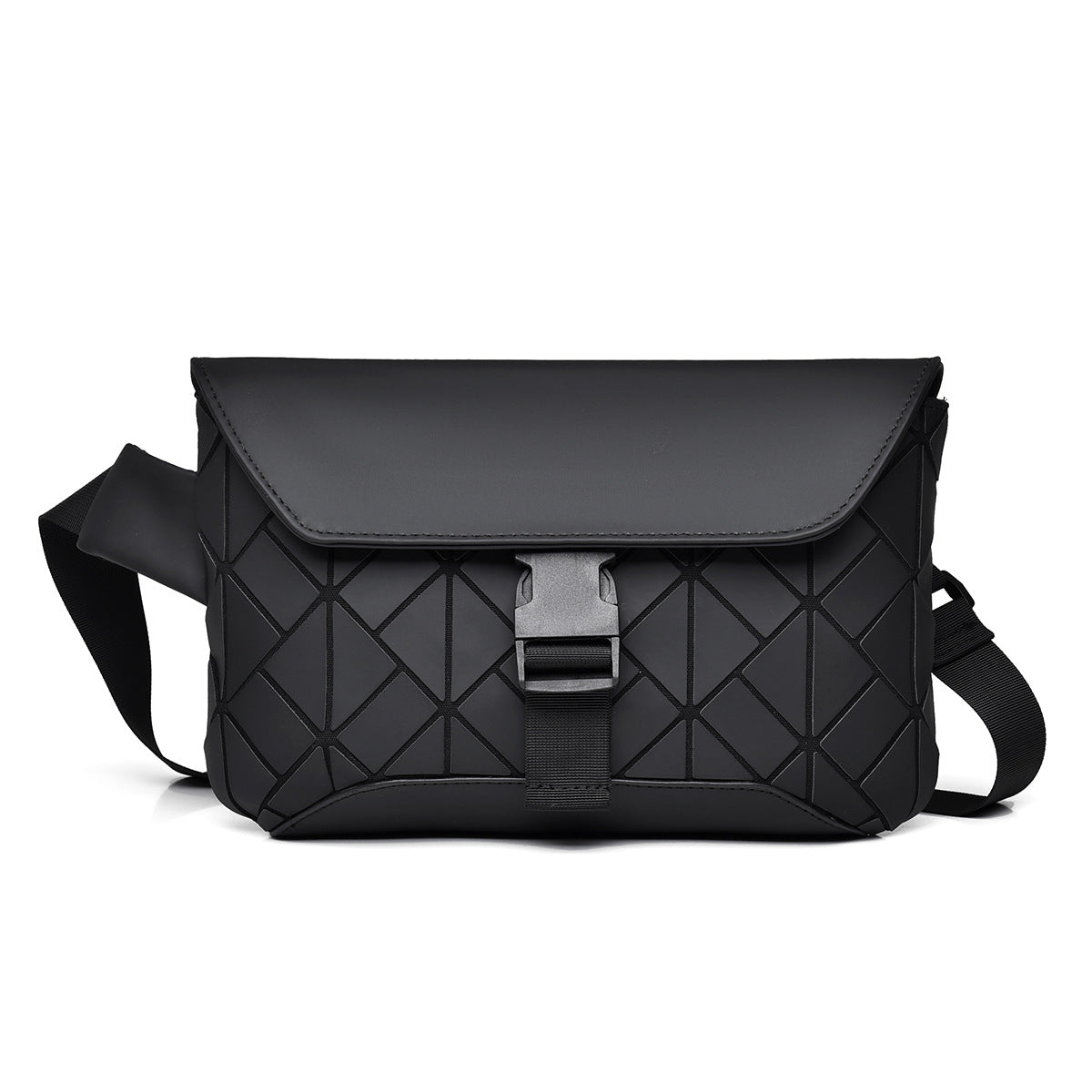 Men's Versatile Fashion Rhombus Trendy Boys Men's Messenger Bags