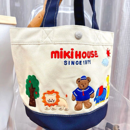 Thick High Quality Canvas Cartoon Letter Handbags