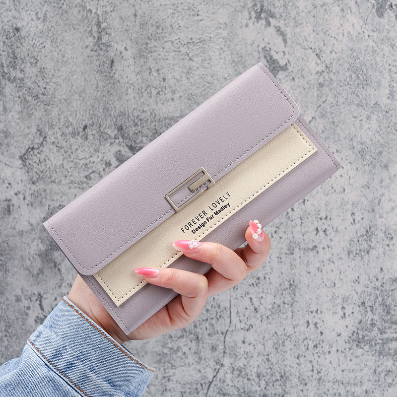 Women's Trendy Long Clutch Multifunction Leather Ladies Wallets