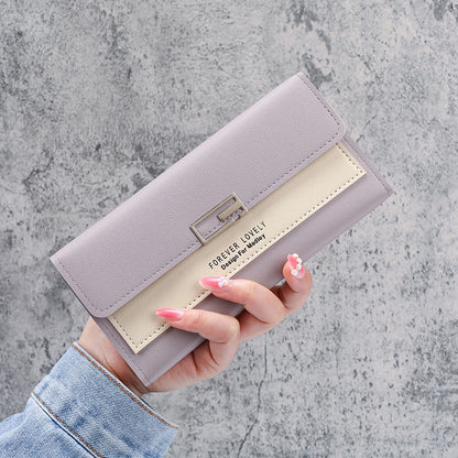 Women's Trendy Long Clutch Multifunction Leather Ladies Wallets