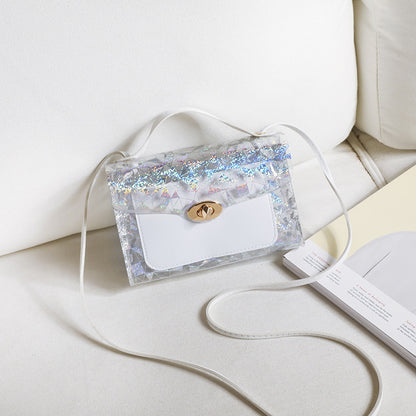 Transparent Niche Trendy Portable Small Square Bags