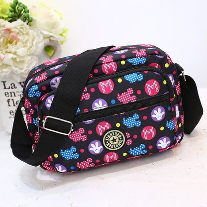 Women's Oxford Cloth Mother Flower Canvas Stall Bags