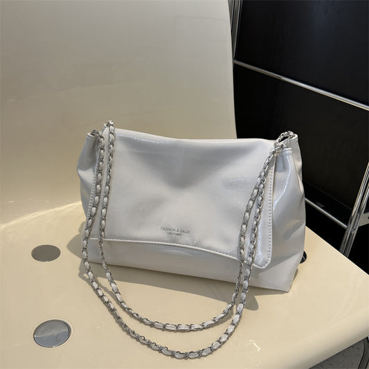 Capacity Fashion Simple Commute Chain Female Early Autumn Easy Shoulder Bags