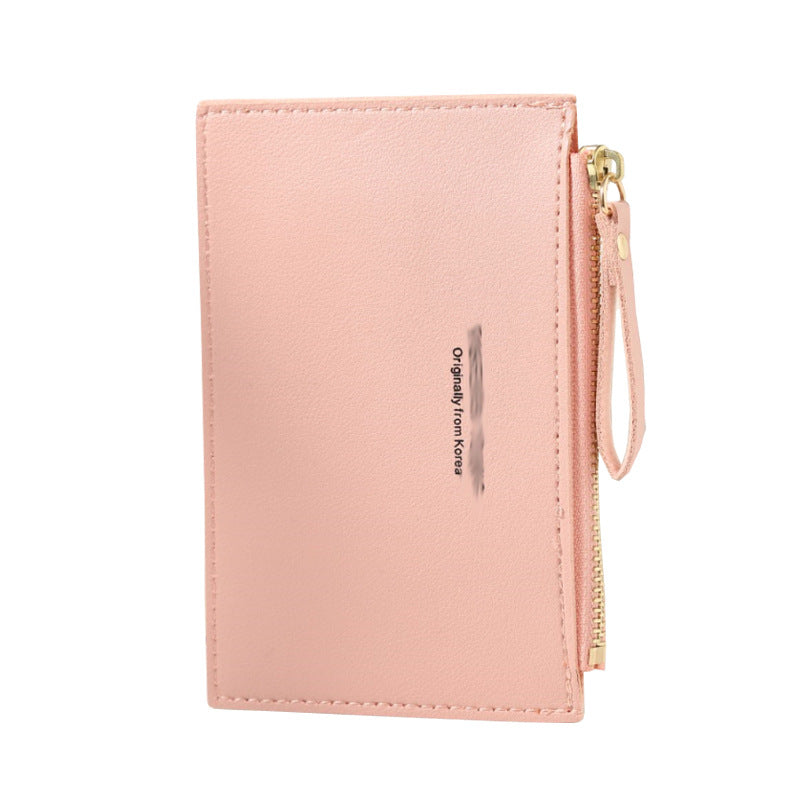 Women's Simple Fashion Classic Solid Color Zipper Ladies Wallets