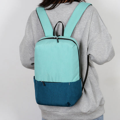 Sacs d'école imperméables de petite taille pour femmes et hommes et de couleurs contrastées pour élèves du primaire