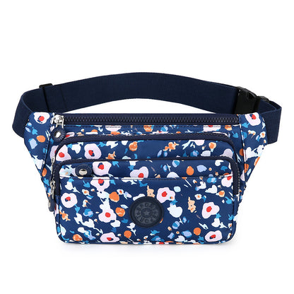 Women's Trendy Oblique Lightweight Cloth Oxford Nylon Waist Packs