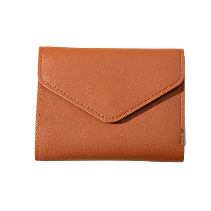 Women's Short Solid Color Autumn High-grade Ladies Wallets