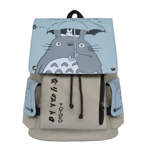 Anime Peripheral Totoro Attack On Titan Backpacks