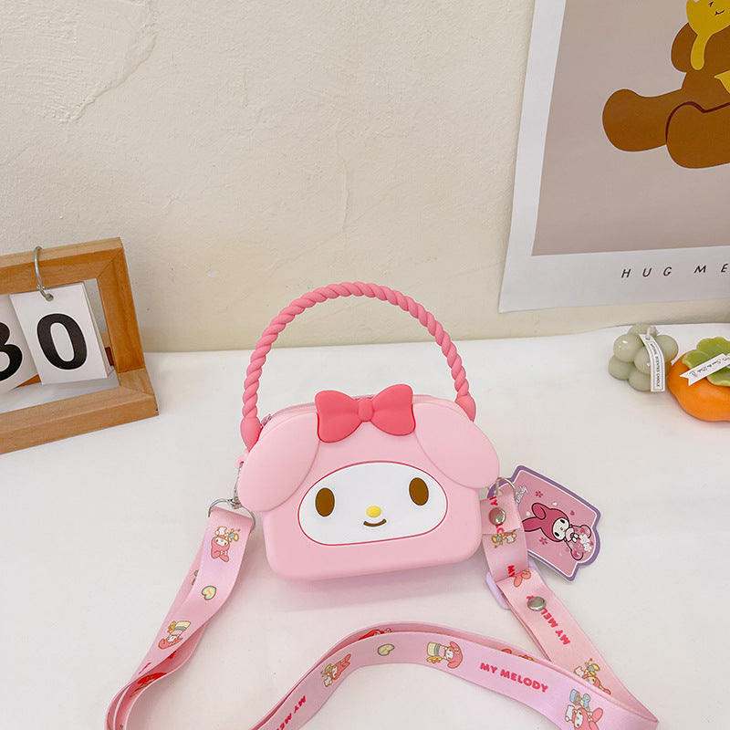 Petits sacs à bandoulière en silicone pour enfants Melody Clow