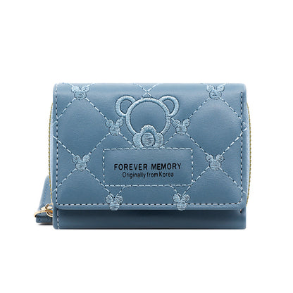 Women's Embroidery Short Fashion Embroidered For Multiple Ladies Wallets