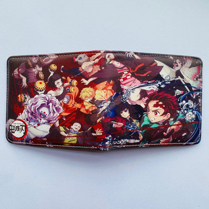 Anime Peripheral Ghost Blade Extinction Cartoon Printed Character Ladies Wallets