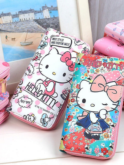 Women's Trend Creative Cartoon Cat Zipper Ladies Wallets