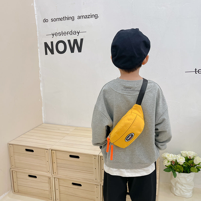 Children's Style Boy Handsome Fashion Personality Simple Korean Bags