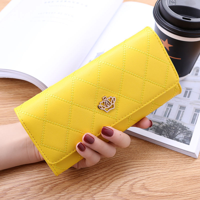 Women's Korean Long Trendy Thin Fashion Diamond Ladies Wallets