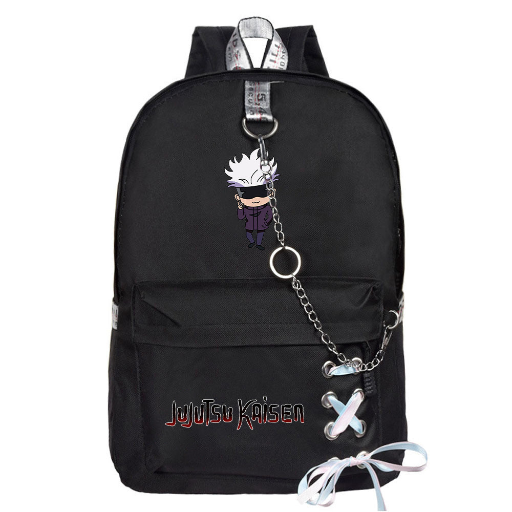 Battle Anime Peripheral Cartoon Canvas Chain Backpacks