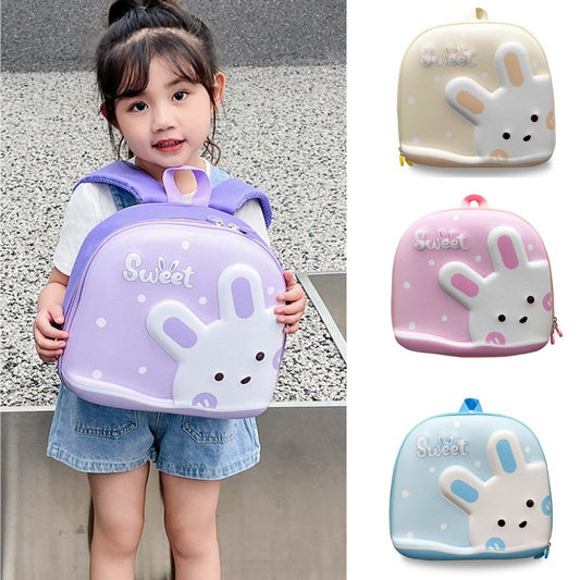 Lapin mignon coquille d'œuf vêtements à la mode collation maternelle sacs d'école