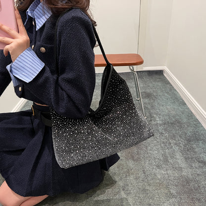 Women's Popular Light Diamond High-quality Fashion Large Shoulder Bags