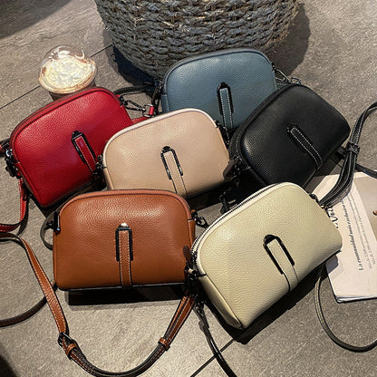 Women's First Layer Cowhide Small Fashion Trendy Crossbody Bags