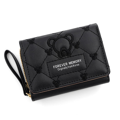 Women's Embroidery Short Fashion Embroidered For Multiple Ladies Wallets