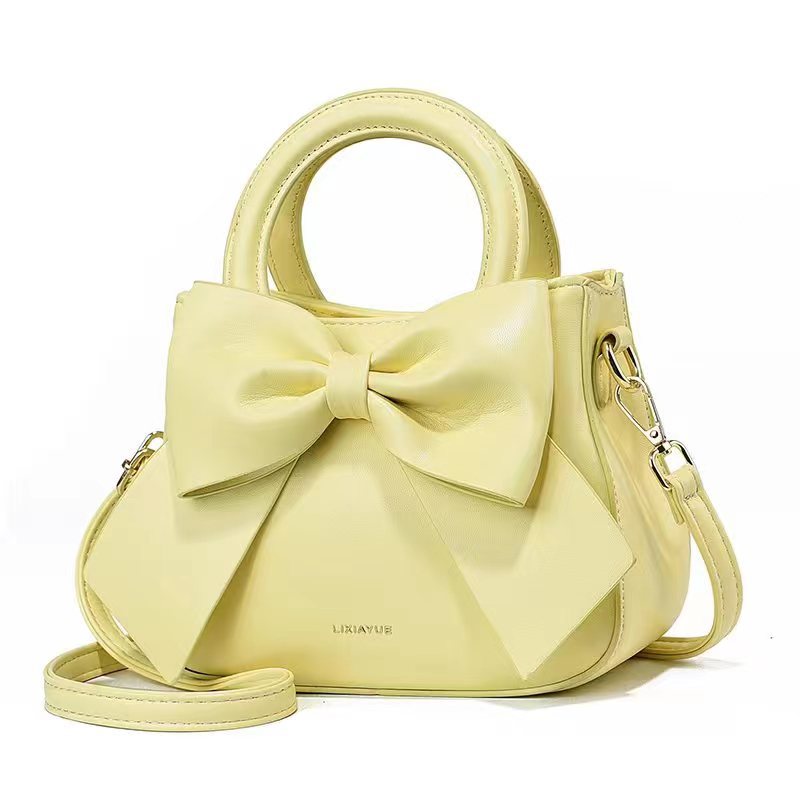 Bowknot Portable Design Fresh Sweet Girlish Shoulder Bags