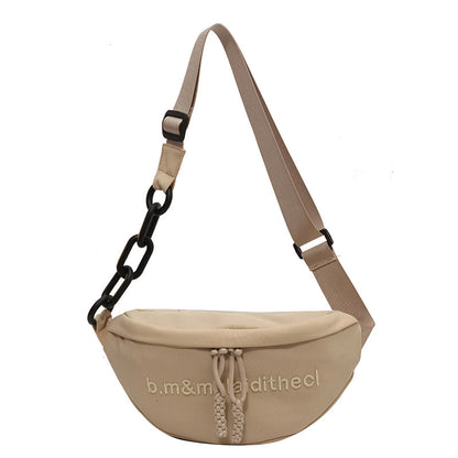 Women's Fashion Trendy Simple Saddle Korean Style Waist Packs