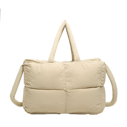 Fashion Cotton Filling Large Capacity Female Trendy Spring Simple Crossbody Bags