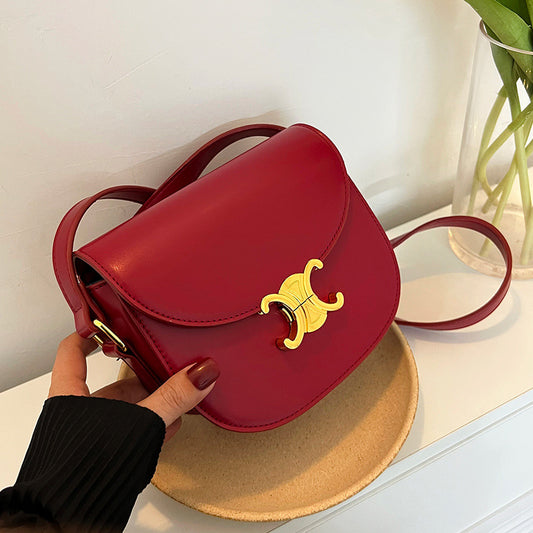 Durable Arc Saddle High-grade Fashion Retro Crossbody Bags