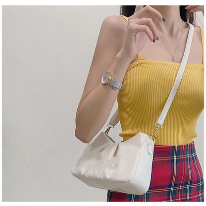 Women's Fashion High-grade Cloud Texture Pleated Niche Shoulder Bags