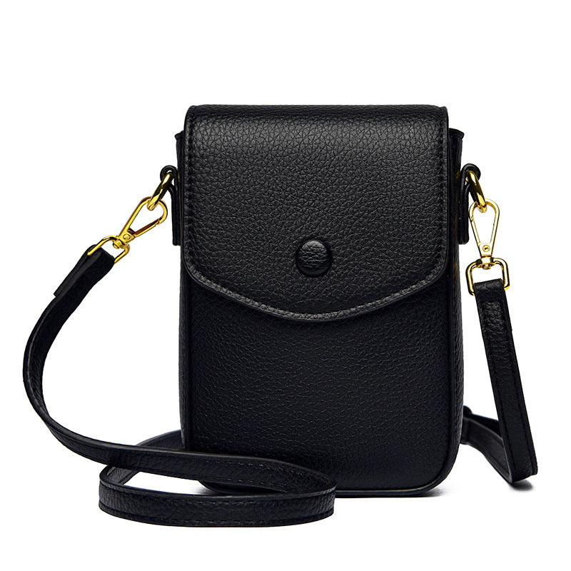 Women's Soft Leather Mobile Minority Mini Phone Bags