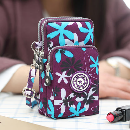 Korean Style Mobile Female Fabric Halter Phone Bags