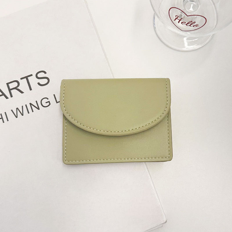 Dopamine Color Matching Korean Solid Simple Ladies Wallets