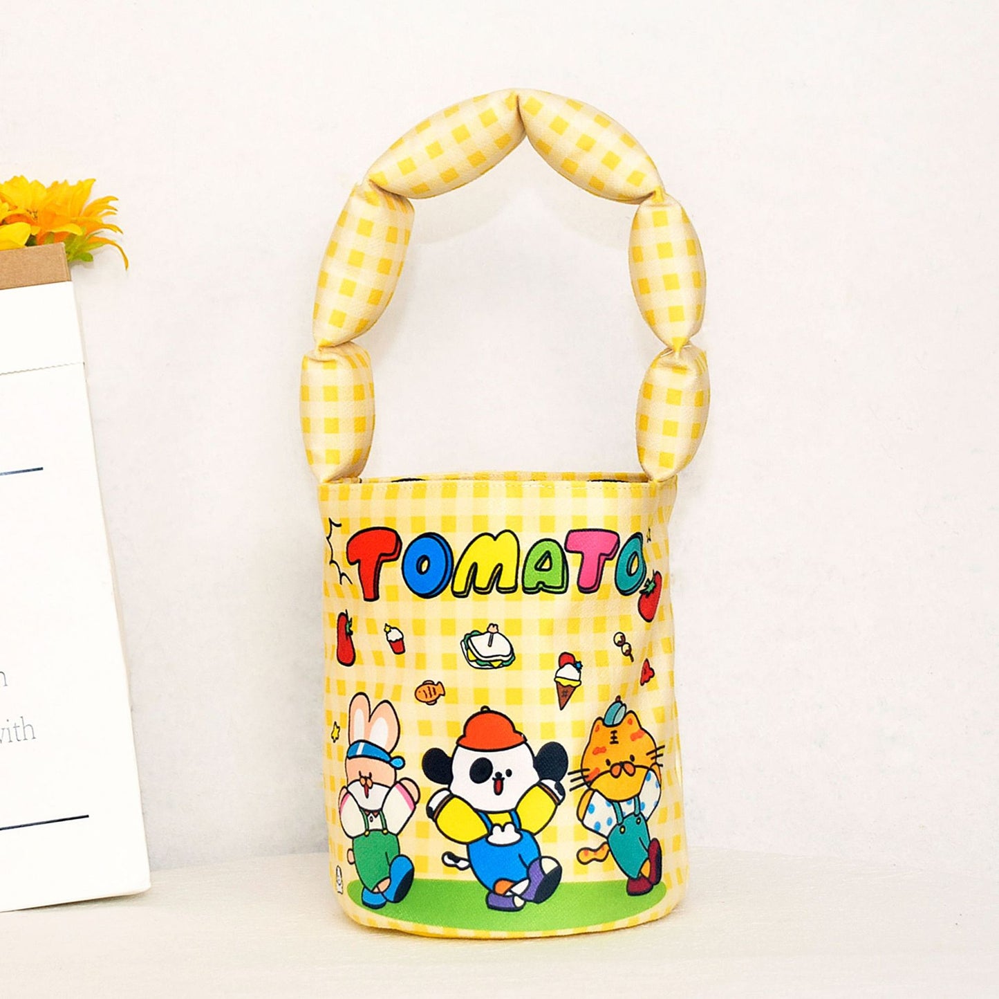 Versatile Illustration Cute Bucket Outing Mummy Handbags