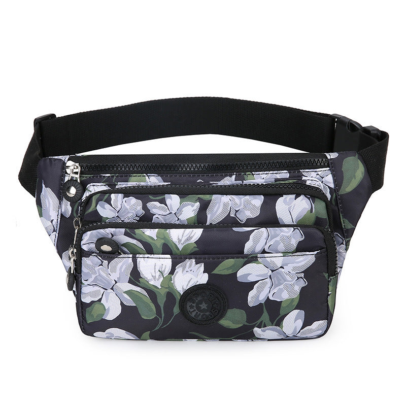 Women's Trendy Oblique Lightweight Cloth Oxford Nylon Waist Packs