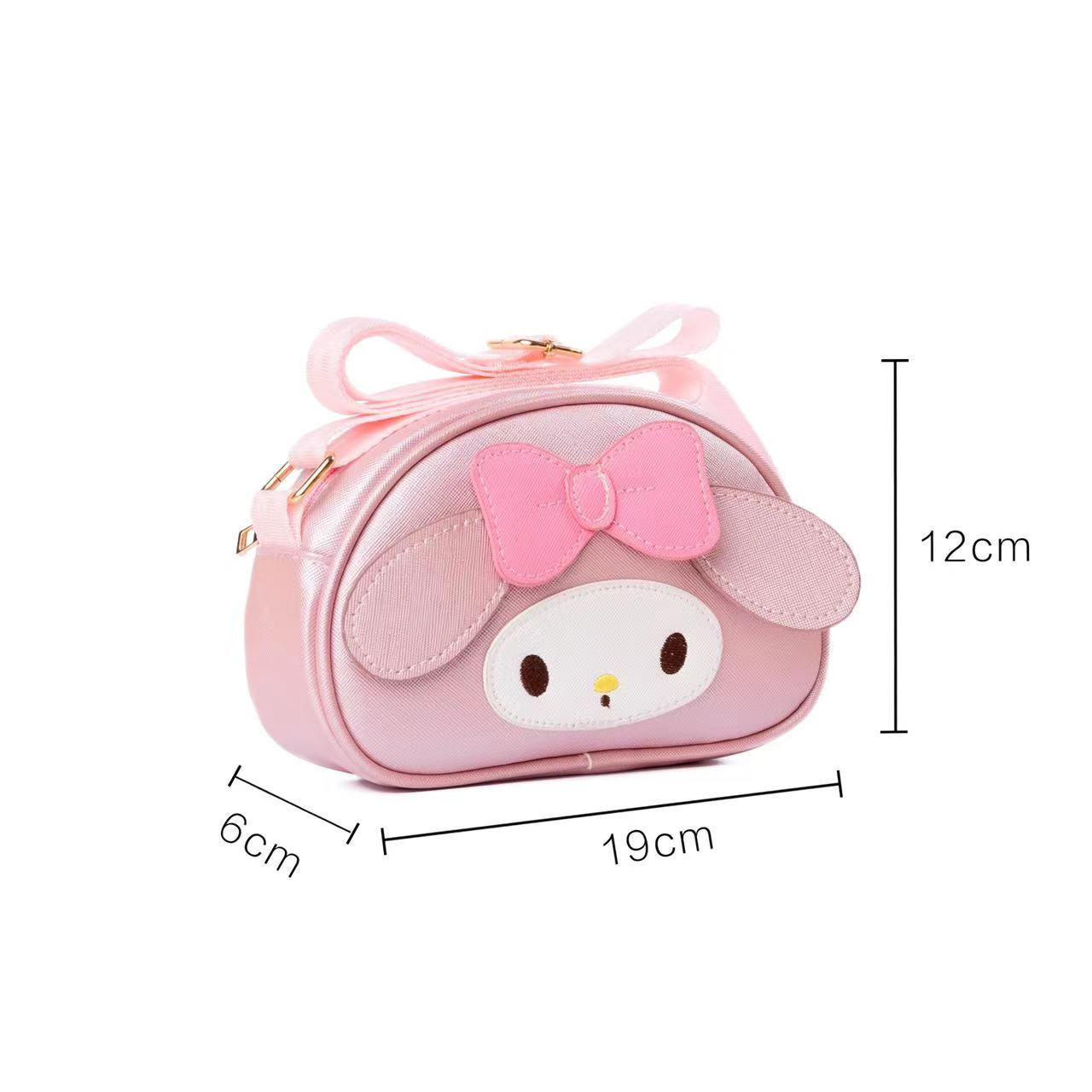 Cute Mini Clow Big Ear Dog Stationery Storage Children's Shoulder Bags