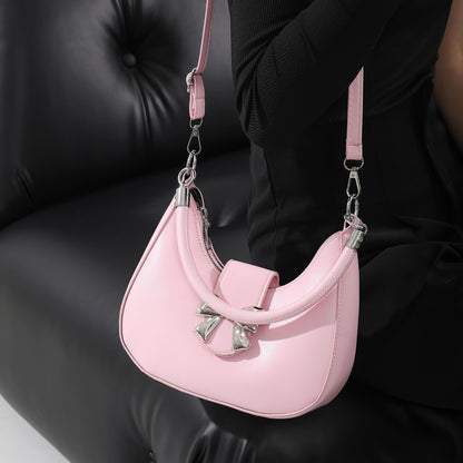 Women's Korean Style Elegant Early Spring Dumpling Shoulder Bags