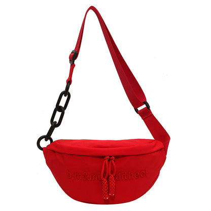 Women's Fashion Trendy Simple Saddle Korean Style Waist Packs