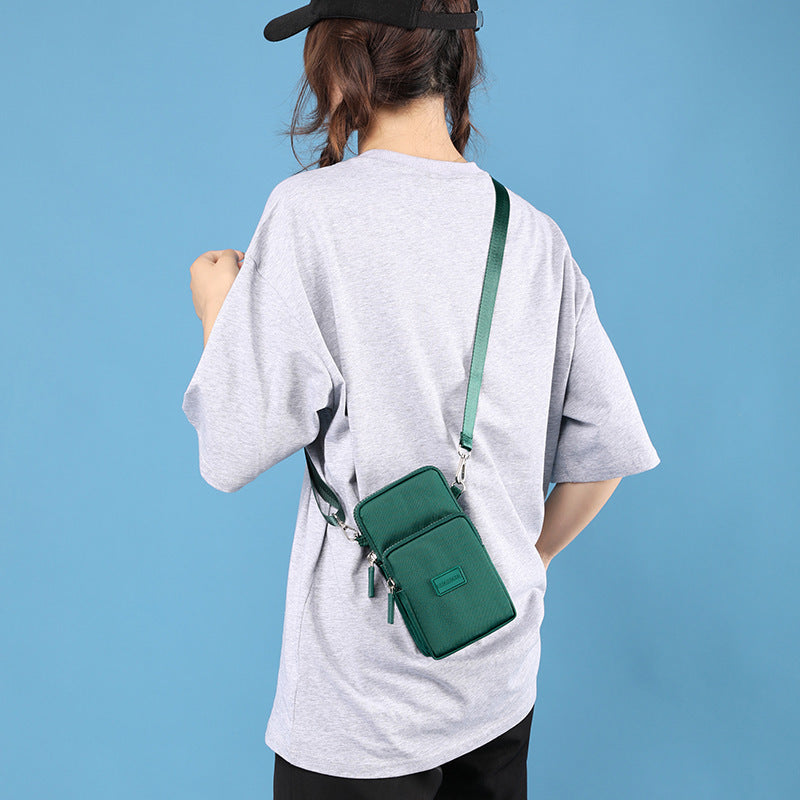 Women's Oxford Cloth Halter Portable Mobile Phone Bags