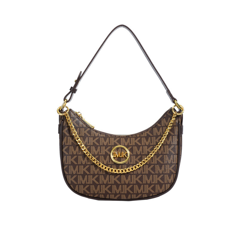 Women's Printed Chain Underarm High Sense Western Crossbody Bags