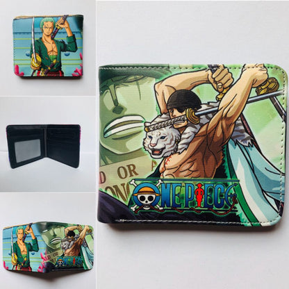 Anime One Piece Short Unisex Leather Ladies Wallets