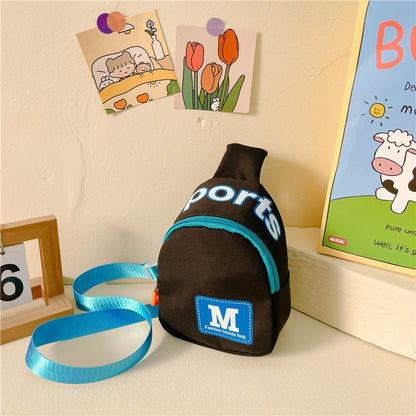 Children's Trendy Cool Boy Letter Personality Go Children's Waist Packs