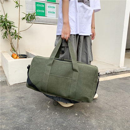 Women's & Men's & Canvas Large Capacity Portable Foldable Long Short Travel Bags