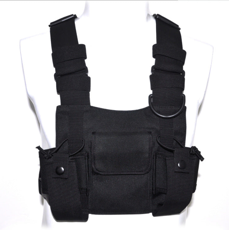 Fashion Vest Personality Interphone Street Combat Waist Packs