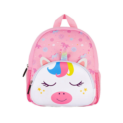 Sacs d'école en néoprène pour enfants, motif animal, licorne, cerf, dessin animé, pour élèves du primaire