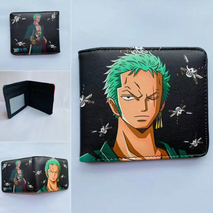 Anime One Piece Short Unisex Leather Ladies Wallets