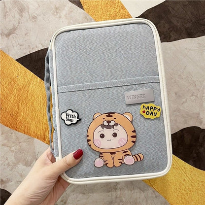 Porte-cartes de stockage pour examen de grossesse pour femmes Tiger Born