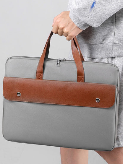 Inch Solid Color Notebook Matching Document Laptop Bags